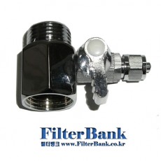 비데 원수 아답터 - (20.3mm) 호스지름6mm(1/4inch)