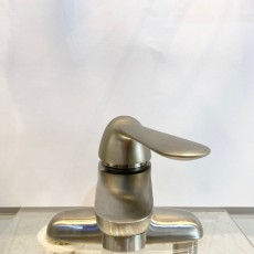 JT-A400 무광 친환경SUS304스테인레스 올스텐 욕실 세면대 4인치 수전수도꼭지(60cm.세면기조절대호스,온수.냉수=2개포함)