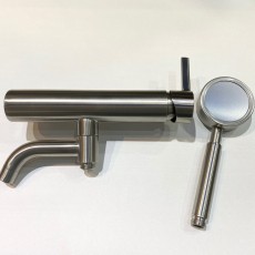 SS-C600 무광 친환경SUS304스테인레스 올스텐 대붙이 욕조샤워수전겸용 수전샤워기포함 수전수도꼭지
